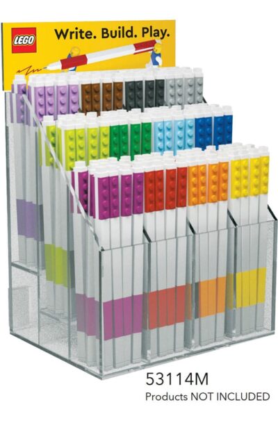 Joy Toy (IT): LEGO Acryl Verkaufsdisplay / Thekendisplay für Gelstifte