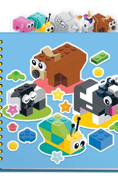 Joy Toy (IT): LEGO Icon Tab-Notizbuch Tiere