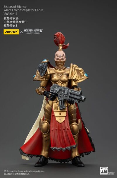 Joy Toy (CN): Warhammer The Horus Heresy Actionfigur Sisters of Silence White Falcons Vigilator Cadre Vigilator 1 19 cm