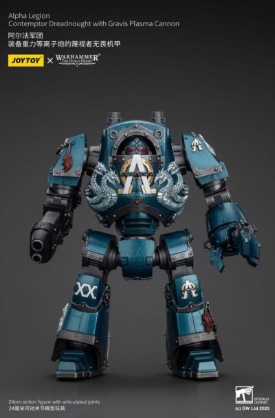Joy Toy (CN): Warhammer The Horus Heresy Actionfigur Alpha Legion Contemptor Dreadnought with Gravis Plasma Cannon 25 cm