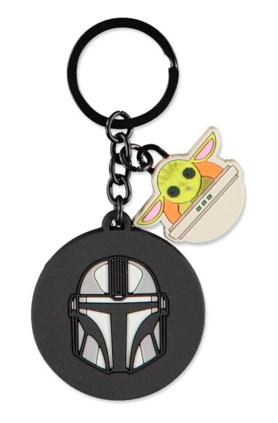 Star Wars: The Mandalorian Gummi-Schlüsselanhänger Mandalorian & Grogu