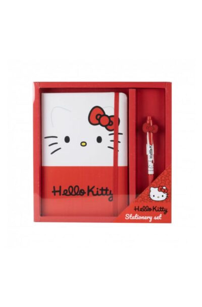 Konix: Sanrio Notizbuch mit Kugelschreiber Geschenk-Set Hello Kitty