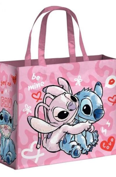 Konix: Lilo & Stitch Tragetasche Stitch & Angel