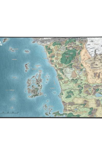 Konix: Dungeons & Dragons XL Mousepad Faerun Map