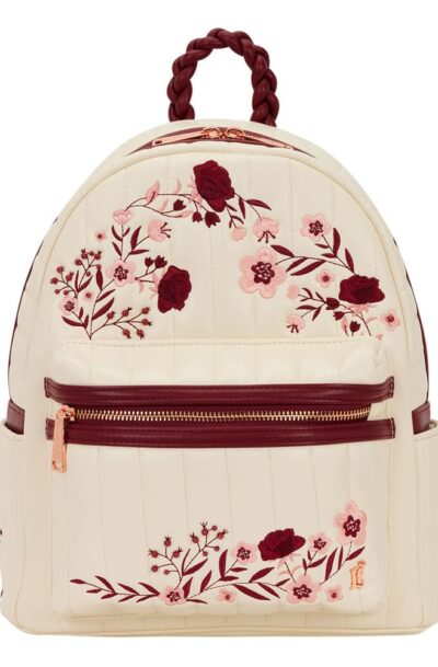 Loungefly: Loungefly Midi-Rucksack Cream & Red Floral