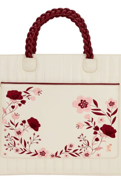 Loungefly: Loungefly Umhängetasche Figural Cream & Red Floral