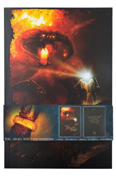 Cinereplicas: Herr der Ringe Notizbuch You… Shall not pass!