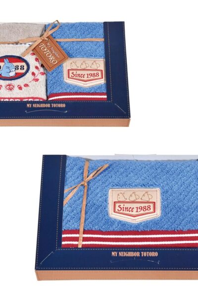 Marushin: Mein Nachbar Totoro Handtücher 3er-Set Denim stitching