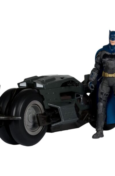 McFarlane Toys: The Flash DC Multiverse Fahrzeug Batcycle with Batman