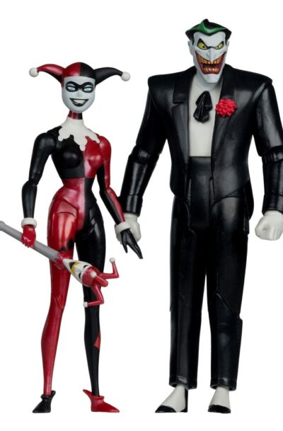 Batman: The Animated Series DC Direct Actionfiguren Harley Quinn & The Joker (Mad Love) (Gold Label) 18 cm