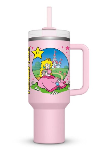 Pyramid International: Super Mario Edelstahl-Trinkbecher Peach 1130 ml