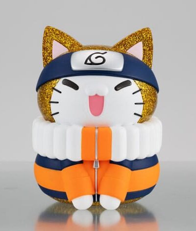 Megahouse: Naruto Shippuden Mega Cat Project Nyanto! Giant Nyaruto Series Sammelfigur Naruto Uzumaki Gold Ver. 10 cm