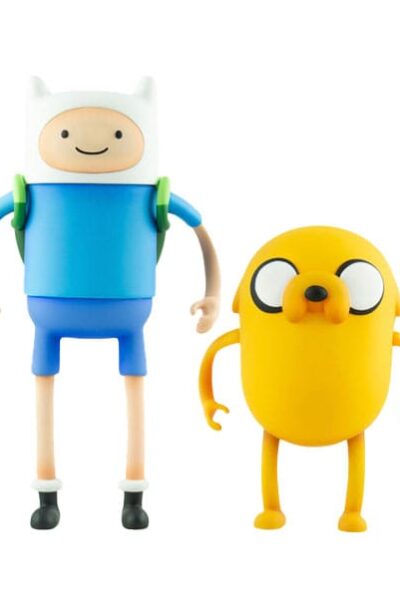 Mondo: Adventure Time Soft Vinyl Figur Jake & Finn 21 cm