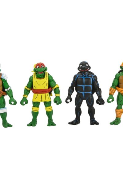 NECA: Teenage Mutant Ninja Turtles (Archie Comics) Actionfiguren 4er-Pack Stump Wrestling Turtles 18 cm