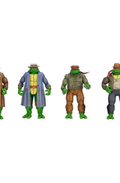 NECA: Teenage Mutant Ninja Turtles Actionfiguren 4er Pack Gangster Turtles 18 cm