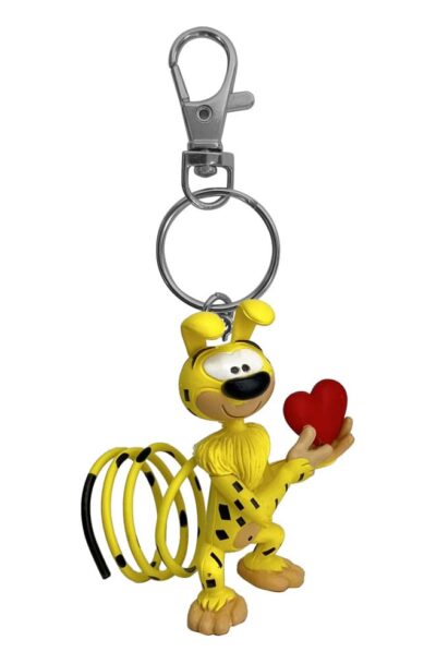 Plastoy: Marsupilami Schlüsselanhänger Marsupilami Heart 12 cm