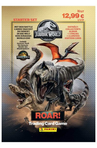 Panini: Jurassic World Roar Trading Cards Starterset *Deutsche Version*