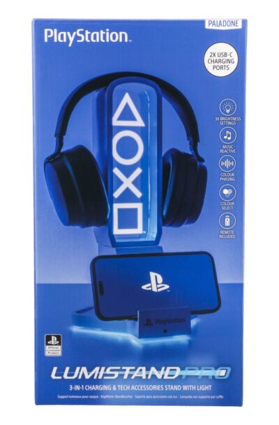 Paladone Products: Playstation Kopfhörer-Halter mit Beleuchtung 30 cm