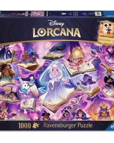 Disney Lorcana Puzzle Glimmers of the Realm: Amethyst (1000 Teile)