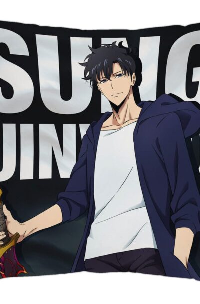 Sakami Merchandise: Solo Leveling Kissen Sung Jin-Woo 40 x 40 cm