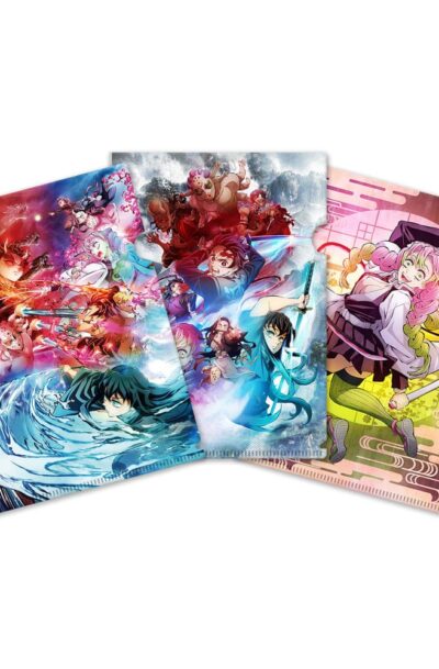 Demon Slayer: Kimetsu no Yaiba Klarsichthüllen 3er-Set 01