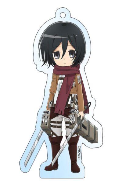 Sakami Merchandise: Attack on Titan Acryl Schlüsselanhänger Mikasa Holographic 8 cm