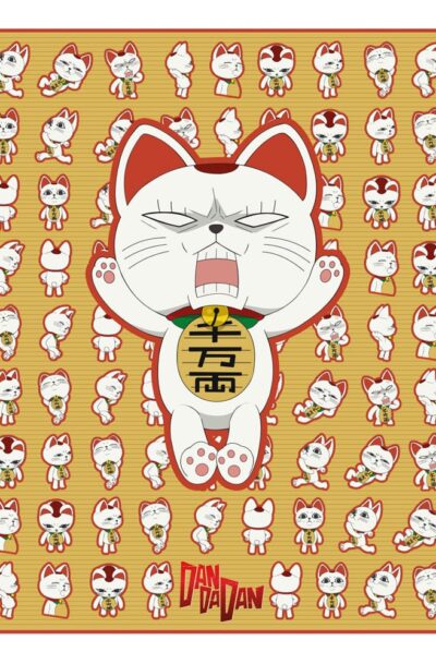 Sakami Merchandise: Dandadan Decke Turbo Granny (Maneki-neko) 120 x 153 cm