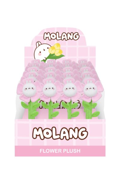 Sakami Merchandise: Molang Plüschfiguren Cute Flower 33 cm Display (20)