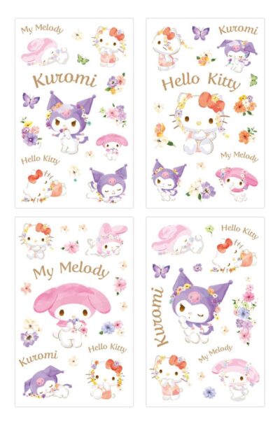 Sakami Merchandise: Sanrio Sticker Pack Hello Kitty & Friends Pastel Vivid
