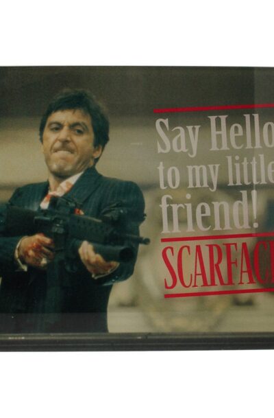 SD Toys: Scarface Glasposter Say Hello 40 x 30 cm