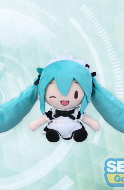 Sega: Hatsune Miku Project Diva Arcade Fuwa Petit Mini Plüschfigur Hatsune Miku Maid Ver. (EX) 16 cm