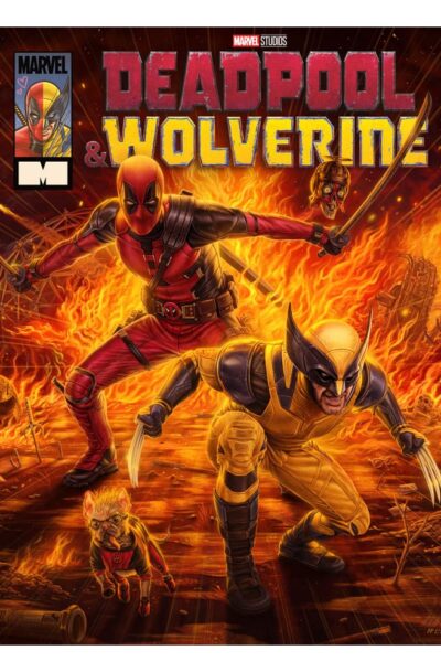 Sideshow Collectibles: Marvel Kunstdruck Deadpool & Wolverine 46 x 61 cm – ungerahmt