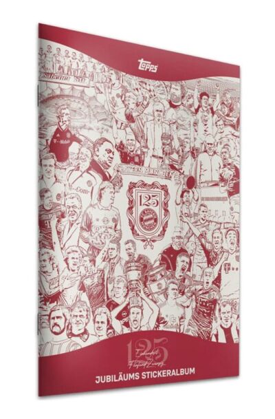 Topps/Merlin: 125 Jahre FC Bayern München Sticker Sammelalbum *Deutsche Version*