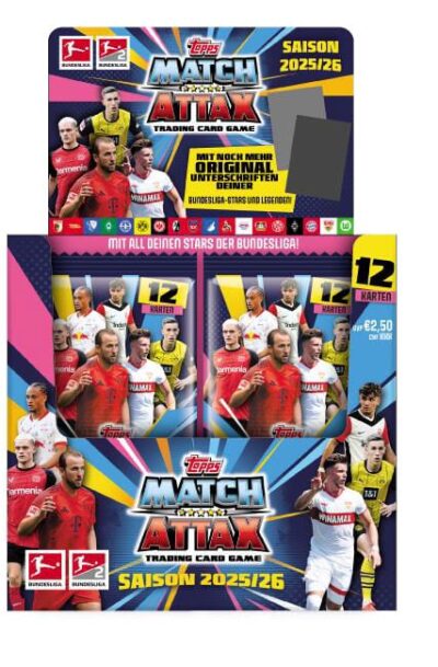 Topps/Merlin: Bundesliga Match Attax Trading Cards 2025/26 Booster Display (36)