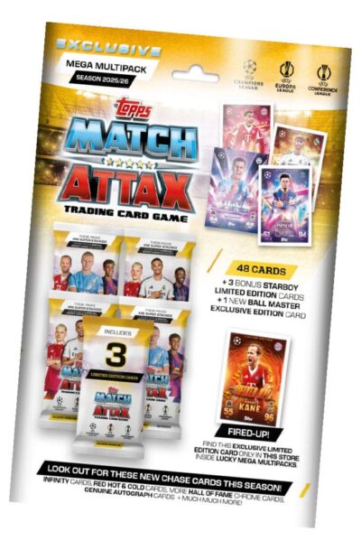 Topps/Merlin: UEFA Champions League Match Attax Trading Cards 2025/26 Exklusiv Mega Multipack *Deutsche Version*