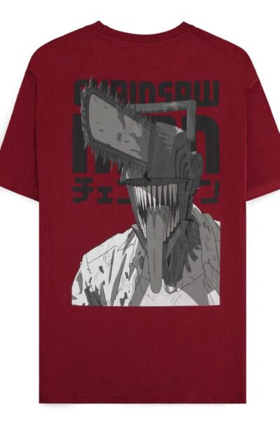 Difuzed: Chainsaw Man T-Shirt Smile Bordeaux  Grösse S