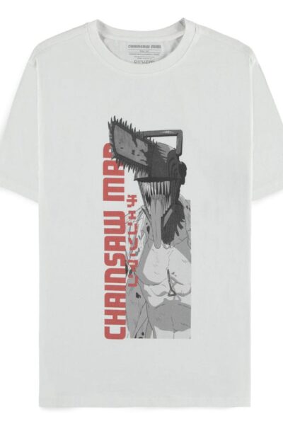 Difuzed: Chainsaw Man T-Shirt Chainsaw Man White  Grösse M
