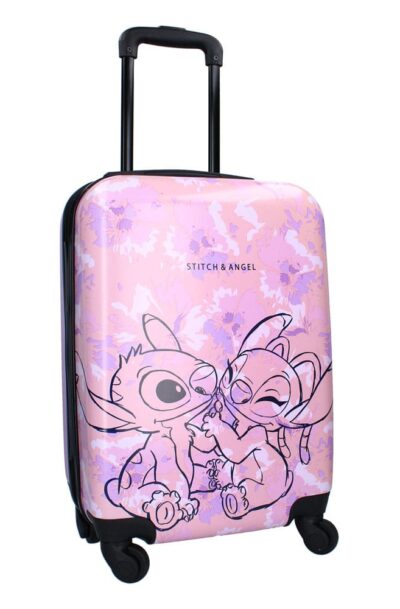 Vadobag: Lilo & Stitch Koffer Trolley Ohana Forever pink 46 cm