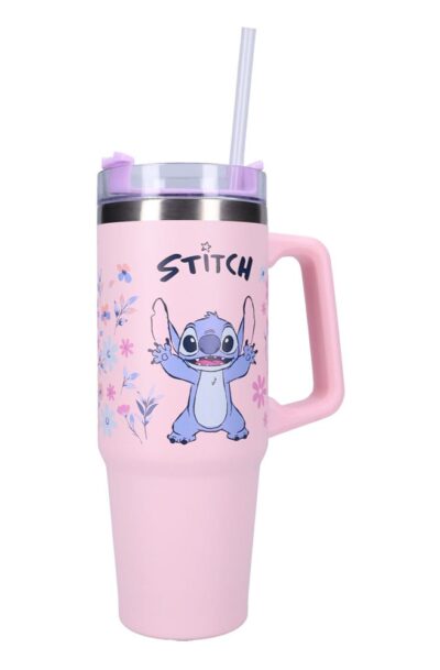 Vadobag: Lilo & Stitch Trinkflasche Bottled Bliss Pink 900 ml