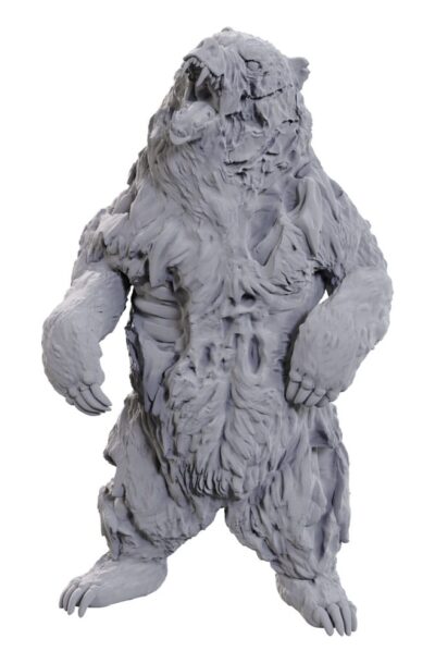 Wizkids: WizKids Deep Cuts Miniatur unbemalt Zombie Grizzly Bear