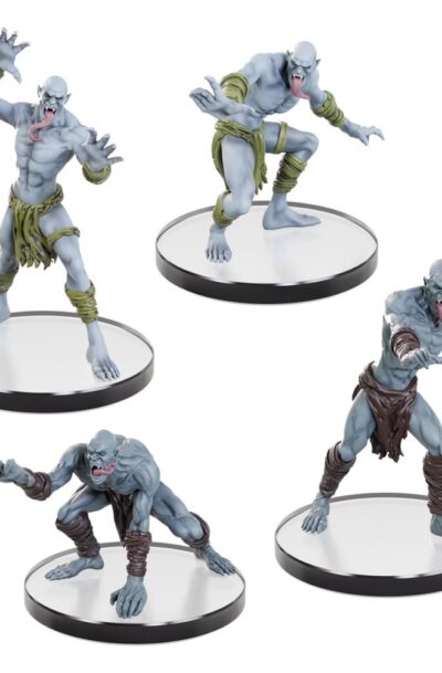 Wizkids: D&D Icons of the Realms Miniaturen vorbemalt Undead Armies – Ghouls & Ghasts Set