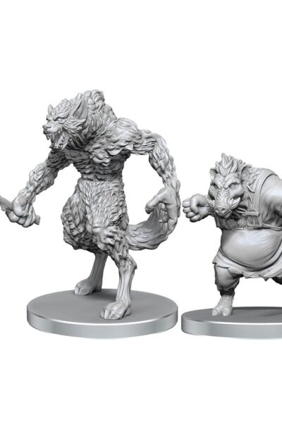 Wizkids: Pathfinder Deep Cuts Miniaturen unbemalt Werewolf & Wereboar