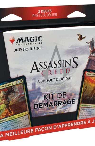 Magic the Gathering Univers infinis : Assassin's Creed Einsteigerpaket 2024 Display (12) französisch