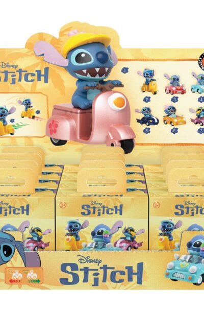 YuMe Toys: Lilo & Stitch Zoom Hero Rückzug-Fahrzeuge mit Figuren Stitch (Blind Box Ver.) Display (12)