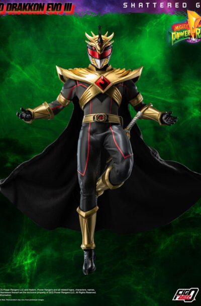 ThreeZero: Mighty Morphin Power Rangers "Lord Drakkon Evo III" 1/6 Shattered Grid FigZero Actionfigur (Q3/2026)