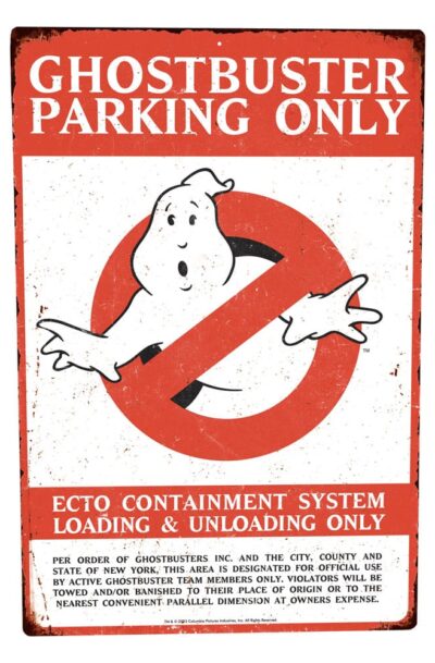 T.or.T Studios: Ghostbusters "Parking" Metallschild (Q4/2026)