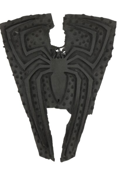 Production Made: Spider-Man 3 (2007) "Tobey Maguire`s Spidersuit Chest Emblem (Venom)" Production Made Costume Part