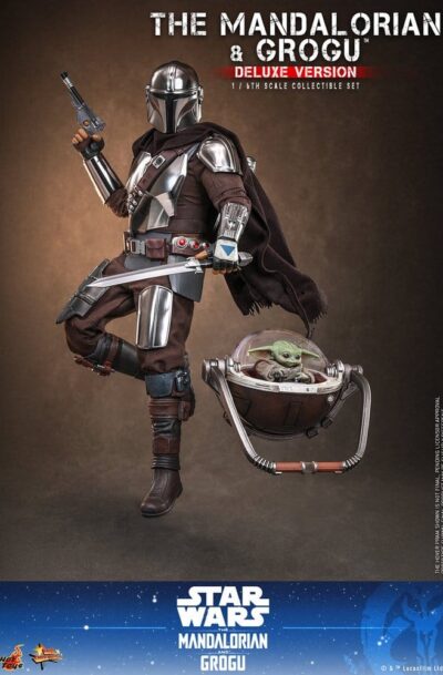 Hot Toys: Star Wars - The Mandalorian & Grogu "The Mandalorian & The Grogu - Deluxe Version" 1/6 Actionfigur (Q4/2026)