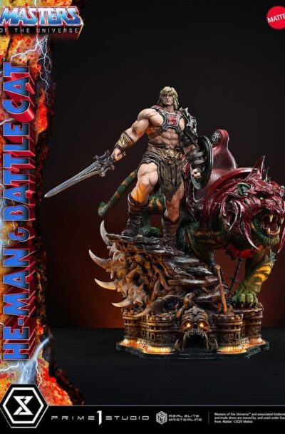 Prime 1: Motu - Masters of the Universe "He-Man & Battle Cat" 1/4 Real Elite Masterline Series Statue (Q3/2027)
