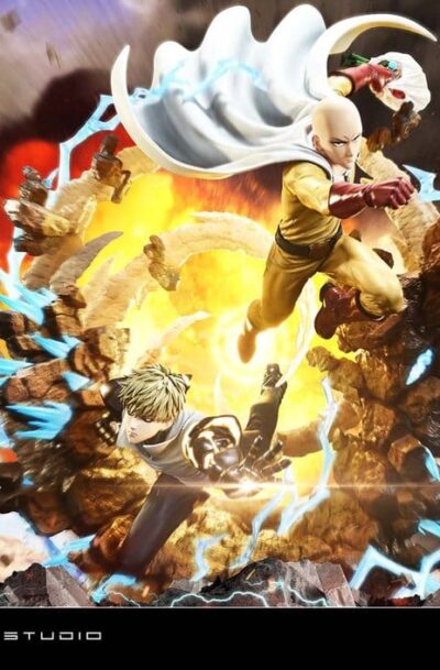 Prime 1: One-Punch Man "Saitama & Genos - DX Bonus Version" 1/4  Premium Masterline Series Statue (Q4/2027)